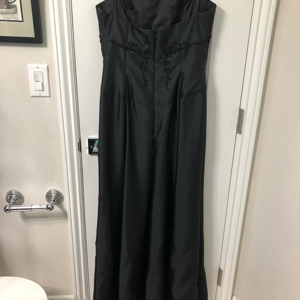 LIANCARLO Couture Black Strapless Gown - Picture 6 of 8